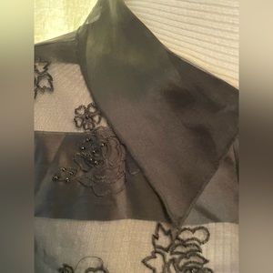 Bob Mackie Sheer Blouse